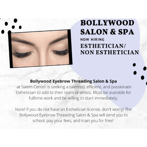 Logo Bollywood eyebrow threading salon