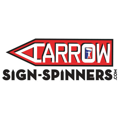 Logo AArrow Sign Spinners