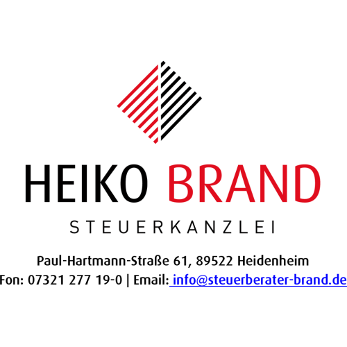 Logo Heiko Brand, Steuerberater