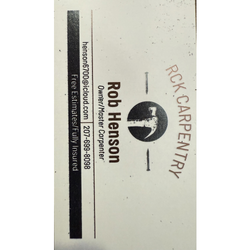 Logo Rck carpentry