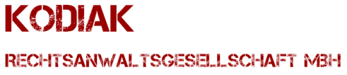 Logo KODIAK Rechtsanwaltsgesellschaft mbH Logo KODIAK Rechtsanwaltsgesellschaft mbH